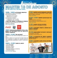 FIESTAS PATRONALES DE ALMUÑÉCAR. PROGRAMA MARTES DIA 13