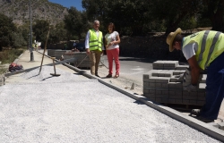 Diputación invierte 450.000 euros en la mejora de una vía provincial en Nigüelas