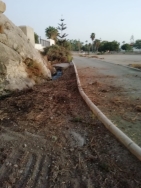 Distintas áreas municipales realizan una intervención coordinada en la acequia del camino del Gambullón