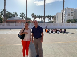 El Ayuntamiento de Almuñécar finaliza la puesta a punto de todos los colegios en La Noria
