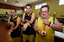 Tres usuarios del Centro Ocupacional Reina Sofía se proclaman ganadores del Campeonato de España de Baloncesto FEDDI 2019