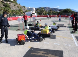 Alumnos de colegios de Almuñécar y La Herradura aprenden normas básicas de Seguridad Vial para prevenir accidentes