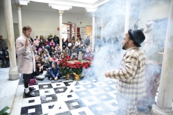 Más de 400 escolares de la provincia participan en el “Caleidoscopio Navideño” de Diputación