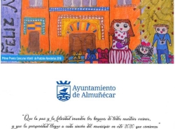 Una postal de Victoria Guidet Jerónimo gana el III Concurso de Postales Navideñas Almuñécar
