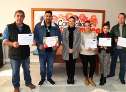 Almuñécar entrega los diplomas a los participantes que superaron los cursos formativos online