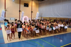CASI UN MILLAR DE GIMNASTAS SE REÚNEN EN SALOBREÑA EN LA SEGUNDA PRUEBA DEL CIRCUITO PROVINCIAL DE RÍTMICA