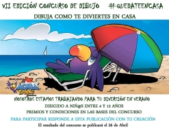 Aquatropic pone en marcha la VII edición de su concurso de dibujo, este año la temática es “Muéstranos como te diviertes en casa”