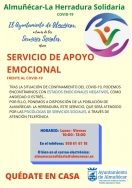 Buena aceptación del servicio del teléfono gratuito de servicio municipal de apoyo emocional en Almuñécar
