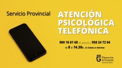 Diputación pone en marcha un teléfono de atención psicológica para abordar las dificultades derivadas de la pandemia y el confinamiento
