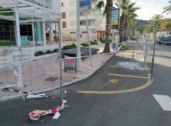 Arrancan los trabajos de una nueva fase de rehabilitación integral del acerado del paseo de La Herradura