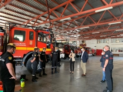 Bomberos de la provincia y miembros de la UME se coordinan para unificar protocolos