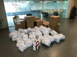 Diputación distribuye otras 100.000 mascarillas en los municipios para servicios esenciales y ayuda a domicilio