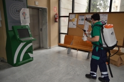 Salobreña se acoge a una subvención de Diputación para la desinfección de edificios públicos