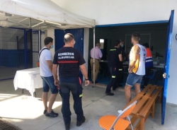 El SAS ha realizado pruebas de diagnostico del Covid-19 a la Policía Local y Bomberos sexitanos