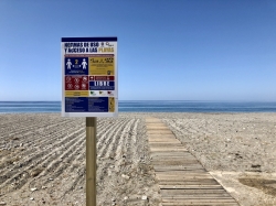 El Ayuntamiento de Motril presenta sus playas seguras y listas para el verano en la víspera de su reapertura