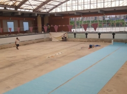 Almuñécar pone a punto las instalaciones del Pabellón Cubierto y la Piscina Municipal aprovechando el cierre por la pandemia