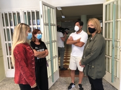 Motril inaugura el curso escolar  con la salud y seguridad de alumnos  y maestros como única prioridad