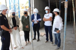 La nueva Jefatura de la Policía Local está ejecutada a más del 20 por ciento tan solo 4 meses después del inicio de las obras