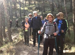 El AMD Almuñécar retoma el programa de senderismo con cuatro rutas hasta final de año.