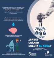 La Diputación lanza una campaña de concienciación en los municipios sobre el coste del agua