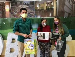 Vanesa Viana, ganadora del concurso ‘Castañada 2020’ puesto en marcha por la concejalía de Lobres