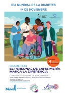 El Ayuntamiento de Motril se suma al homenaje al colectivo de Enfermería  en el Día Mundial de la Diabetes