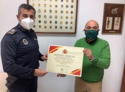 La Subdelegación del Gobierno en Granada reconoce a la Policía Local de Almuñécar por la “excelente labor y compromiso en la lucha contra la Covid-19