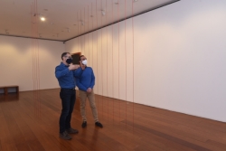 La exposición “Un espacio intermedio” de Fred Sandback estará abierta al público en el Centro Guerrero hasta el 28 de febrero