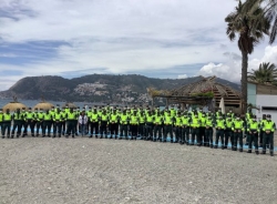 La Herradura ha acogido hoy una visita especial: 60 alumnos Guardias Civiles de Tráfico procedentes de la Academia de Mérida