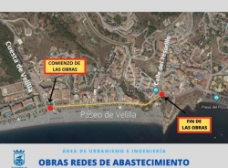 El Paseo del Velilla se cortará al tráfico por obras este miércoles por la noche desde Cuesta de Velilla al Tesorillo