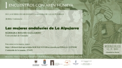 La arabista Bárbara Boloix Gallardo ofrecerá una conferencia sobre las mujeres andalusíes de La Alpujarra