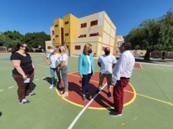 El CP Príncipe Felipe estrena pistas deportivas en un año de intensa renovación de instalaciones escolares