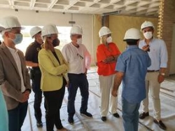 El futuro edificio de la Policía Local avanza en su construcción y cumple ya el 50% de la ejecución de la obra