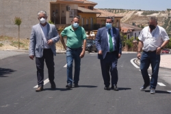 Concluyen las obras de mejora de la travesía de Chimeneas tras una inversión de la Diputación de 120.000 euros