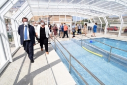 Inaugurada la piscina terapéutica de los Centros Sociales de la Diputación