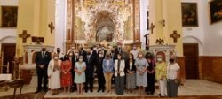 La alcaldesa anima a la nueva junta de gobierno de la hermandad patronal a seguir velando por el fervor popular