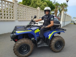 El parque móvil de la Policía Local de Salobreña se incrementa con un vehículo Quad