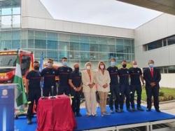 cuerpo de bomberos de Motril vive un día histórico con la toma de posesión de los nuevos profesionales