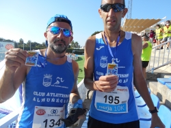 EL C. ATLETISMO ALMUÑÉCAR EN LOS 10 KM FERIA DE NERJA.