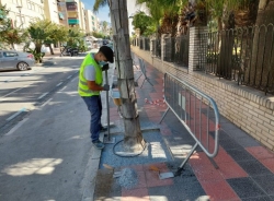 El Ayuntamiento de Almuñécar elimina las barreras arquitectónicas y mejora la movilidad de la Avenida de Europa