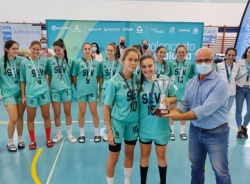 La Selección de Málaga se coronó en Almuñécar campeona del Andaluz de baloncesto cadete femenino al imponerse a Sevilla (82-54)