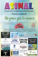 ASINAL celebra este viernes en la Casa de Cultura de Almuñécar un espectáculo musical benéfico con el grupo malagueña “Por amor al arte”