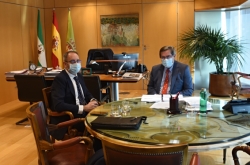 El presidente de la Diputación se reúne con el nuevo delegado territorial de la Agencia Tributaria