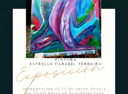 La pintora gallega Estrella Carabel Ferreiro inaugura hoy una exposición en la Casa de Cultura de Almuñécar