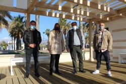 La senda litoral avanza en Playa de Poniente impulsando un cambio radical en su accesibilidad