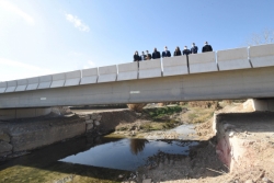 Diputación invierte más de 340.000 euros en la reforma del puente de Huétor Tájar para evitar inundaciones