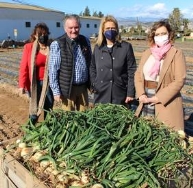 La alcaldesa ubica los cultivos de huerta en el contexto de la generación de empleo en el municipio motrileño