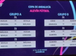 Almuñécar acogió el sorteo de emparejamiento de la Copa de Andalucía Alevín Fútbol celebrado por la RFAF