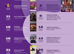 Casi una veintena de propuestas culturales recoge la Agenda del mes de marzo en Almuñécar.