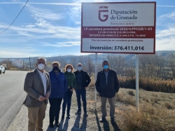 Diputación invierte más de 375.000 euros en el acondicionamiento de la carretera de GR-9109 de Cúllar a Oria